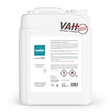 LinkDes® Antiseptik Gel, VAH gelistet, Desinfektionsgel, klebt nicht an den Händen, begrenzt viruzid EN 14476 (5 Liter)
