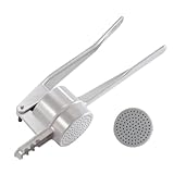 Westmark Spätzle-/Kartoffelpresse, Mit runder Lochung, Aluminiumdruckguss, Länge: 41 cm, Spätzlepress, Silber, 61102230