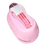 Generic Kinderstempel, Papierstanzer, Praktisches Zubehör für Tagebucheinträge, Vielseitiger Hebelmechanismus, 8 X 5 X 5,4 Cm, Rosa