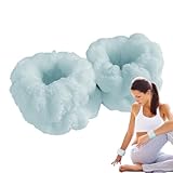 Handgelenktücher zum Waschen des Gesichts, Mikrofaser-Handgelenktücher für Damen, zum Waschen des Gesichts, 2 Stück Handgelenkbänder zum Waschen des Gesichts, saugfähige Handgelenk-Schweißbänder für