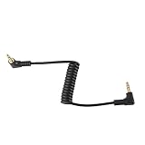 NUOBESTY Aux Kopfhörer Jack Auto Stereokabel (Stecker auf Stecker). Black