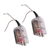 NUOBESTY 2 Stück Auto Audio zu Lautsprecherpegeladapter Kompakter zu Niedrigfrequenz für Car Power und Subwoofer
