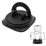 ZHIQIN Handyhalterung Auto 360° Drehbar Autohalterung Universal Dashboard Auto Handyhalter Rutschfester Handy Halterung Auto KFZ Handyhalterung Armaturenbrett für Allen Smartphones