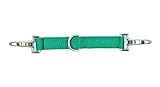 JA Horse Longierbrille gleichmäßigere beidseitige mit Gute Qualität D-Ring und Karabinerhaken (D-Ring Grün)