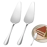 2 Stück Tortenheber Edelstahl,Kuchenheber,Vielseitiger Tortenheber mit Messer,Tortenmesser für Party&Restaurant,Servierbesteck aus Edelstahl,Gezackte Torten&Kuchenschaufel,Tortenschaufel&Pizzaheber