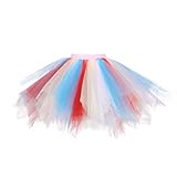 PMUYBHF Tüllrock Damen Lang Tütü Damen Tüllrock Damen Mit Elastische Damen Tüllrock Karneval Petticoat Schwarz Biene Kostüm Damen Tüllrock Silber Tüllrock Damen Schwarz Lang XXL Tütü Damen