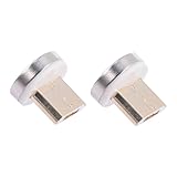 HOMSFOU 1 Paar Usb- Usb-c Usb-ladekabel Telefonladegerät Usb-kabel Drahtloses Ladegerät Tragbares Ladegerät Usb-adapter Universeller Adapter Stecker Usb Zu Usb c Kabel Legierung