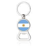 Schlüsselanhänger, Flaschenöffner, Motiv: Nationalflagge, Argentinien, kreatives Souvenir, Geschenk