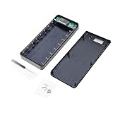 YiNLuax 8 Slot 18650 Batteriepackhalter Mit Schnellladefunktions Und Sicherheitsschutz Für Kunststoffbox