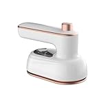 Dampfbügeleisen Mini Mini -Kleidungsdampfer Dampfeisen Handheld Tragbares Haus Für Kleidung Bügeln Nasse Trockenmaschine für Zuhause Unterwegs(WHITE)