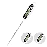 Küchenthermometer Einkochthermometer, Digitales Bratenthermometer mit Langer Sonde für Küche, Kochen, Grill, Braten, Baby-Ernährung