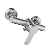 ELAYARD Edelstahl Badewannenarmatur Einhebelmischer In wand Montage Heiß kalt Mischbatterie Rostfrei Ergonomischer Griff Modernes Design Für Bad Hotel Badezimmer