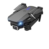 Msuiiixcccc Faltbare Drohne Quadrocopter Drohne RC Quadrocopter mit Hindernisvermeidung 1080P 4k WiFi Höhe halten RC Mini Drohne FPV Dual-Kamera-Drohnen (Farbe: 1080P 4B Taschengröße: 1) (DualCam 4K