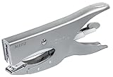 Leitz Heftzange, Für 40 Blatt, Ergonomisches Design aus Metall, Hinterlademechanik, Für Heftklammern P3 (24/6, 26/6) oder P4 (24/8), Silber, 55490081