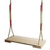 Höhenverstellbarer Holzschaukel – tragbare Kinder- und Erwachsenenschaukel für Outdoor-Freizeitaktivitäten | ideal für Jungen, Mädchen, Teenager und Familienspaß