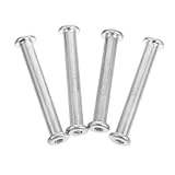 DOITOOL 4 Stück Feststellschrauben für Sonnenschirmständer Wetterfeste Metall-Schrauben für Stabile Befestigung und Kompatibilität mit Outdoor-terrassenschirmen