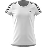 adidas Girls T-Shirt (Short Sleeve) G 3S T, White/Black, HM4471, 152