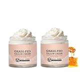 Grass-Fed Tallow Cream, Beef Tallow for Skin, Deeply Nourishing for Face & Body Rindertalg Bio Creme, Moisturizing Care Cream, Grasgefüttertes Rindertalg, Rindertalgbalsam zur Hautpflege (2)