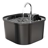 PEKTACO Trinkbrunnen für Katze, 2.5L Haustier Wasserbrunnen für Katzen Innen, Super Silent Automatischer Katzentrinkbrunnen, BPA-frei