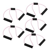 Alasum 5 Stück Teiliges Widerstandsband für Fitness Brustentwicklung und Dehnung Pulling Rope für Yoga und Krafttraining Zufällig Zufällige Farbe