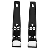 TOPBATHY 1 Paar Mikrowellenständer Kleine Zubehörhalter Halterung Regalwand Das X Verstellbare Hängende Mikrowellenhalterung Mikrowellenregal Küchen Mikrowellenständer Edelstahl