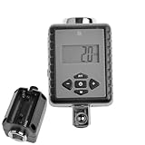 Muuzebsy Digitaler Drehmomentschlüssel-Adapter, verstellbares Präzisions-Drehmomentwerkzeug mit Ton- und Lichtalarm, digitales Wartungswerkzeug für Auto, LKW und Ratsche