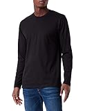 Trigema Herren 636501 Langarmshirt, Schwarz, 4XL EU