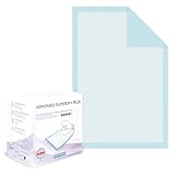 ARNOMED Krankenunterlagen 60x40cm, 30x saugstarke Inkontinenzunterlagen Einweg, Wickelunterlage für Babys, 5-lagige Zellstoff Unterlagen fürs Bett bei z.B. Inkontinenz, Wickelunterlage Einweggebrauch
