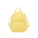 Damen Rucksack Täglicher Rucksack Rucksack Lunchtasche für Frauen (Gelb, Einheitsgröße), gelb, Einheitsgröße
