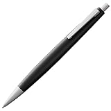 Lamy 2000 black Kugelschreiber – edler Kuli im robusten Gehäuse aus Polycarbonat – perfekt ausbalanciert - inkl. Großraummine M 16 in Stichbreite M in schwarz