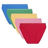 Dim x INES de La Fressange | Damen Slip-Set x5 | Aquarelle & Summer Kollektion | Farbiger Stil & Alltagskomfort | Klassischer Schnitt Mehrfarbig XS