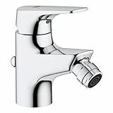 GROHE Start Flow - Einhand - Bidetarmatur (wassersaprend, schnelle Montage, mit Kugelgelenk, flexible Anschlussschläuche), chrom, 23770000