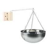 Aroma Schüssel Sauna, Edelstahl Sauna Verdampferschale Mit Kette Und Zubehör, Hängend Aromatherapie-Halter Für Die Saunatherapie Zu Hause