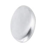 Cryfokt Kitchen Edelstahl-Desodorierungs-Knoblauchgerät Zum Entfernen von Gerüchen aus Händen, Küche, Badezimmer – 1 Stück Edelstahlseife