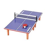 Compact Tennis - Tragbares Mini -Tennis -Spielset, Faltbare und stabile Sporttisch, mit 2 Paddel und 1 Ball, platzsparender Indoor -Spieltisch, langlebigem Unterhaltungsbrett | Perfekte Ak