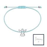 BOYATONG Einschulung Mädchen Jungen Schutzengel Armband mit Karte Schulanfang, Schulkind Geschenk zur Einschulung, Inhalt Schultüte Füllung, Schulanfang Geschenke für Mädchen Jungen