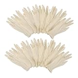 OUNONA 20 Stück Teiliges Einweg latexhandschuhe Kinderhandschuhe Lebensmittelecht Sicher Elastisch Rutschfest Küchenhandschuhe für Lebensmittelzubereitung und Reinigung