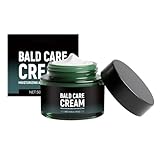 Kopfhautbehandlung, Glatzencreme mit Lichtschutzfaktor, beruhigende, nicht fettende Lotion für rasierte Köpfe, Aftershave-Alternative mit schützendem Finish, Reisegröße, ideal für die Dusche im Home O
