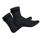 NAMOARLY wasserdichte Neopren Socken Für Herren Und Damen Warmhaltende Tauch Und Schwimmsocken rutschfeste Strapazierfähige Strandsocken Für Beach Und Wassersport Größe S 38 39