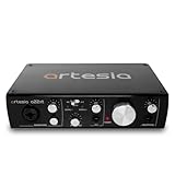 Artesia A22xt USB-Audio-Interface mit 24Bit/96 kHz hochauflösende Aufnahme, 48 V Phantomspeisung, XLR-Eingang, professionelles Audio-Interface für Musikproduktion, Streaming, Podcasting