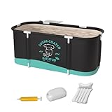 Kompakte Schaumwanne – Faltbare freistehende Badewanne SPA | Luxus-Spa-Badewanne, Zoll faltbare Badewanne heiß, Eisbad, separate Außenbadewanne, heiße SPA-Badewanne für Duschkabine