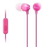 Sony MDR-EX15AP In-Ear-Kopfhörer (mit Headsetfunktion, integriertes Mikrofon) pink
