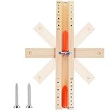 Sauna Sanduhr 20 Minuten,360° Drehbare Sauna Uhr Holz,Glas Robust & Hitzebeständig Sanduhr Saunauhr,Orange Natursand + 2 Edelstahl Schrauben,Wandmontage Umweltfreundlich