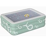 Passen Sie an, was Sie brauchen Aufblasbares Wasserspielcenter aus PVC/Aufblasbare Rutsche für Kinder Aufblasbarer Pool Kinder Wasserrutsche Hof Aufblasbarer Pool (B-1,8 m)
