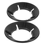 ORFOFE 2 Stück Teiliges Wok stützring Langlebigem Material Hitzebeständig und Winddicht Einsetzbar für Gasherd Einfacher Einbau für Haushalt Küche und Restaurant