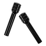 Parliky 2 Stück Auto Türverriegelungsknöpfe aus Aluminiumlegierung Zugstifte mit Leuchtender Farbe Sicherer Türgriff für Innenausstattung Einfache Montage