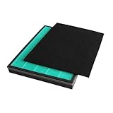HOMEWQ Filter Kohlefaser Kompatibel mit COWAY Luftreiniger AP-1009CH AP-1008DH AP-1012GH AP-4072DH Zubehör