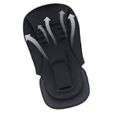 Kinderwagen-Einlage, höhenverstellbar, 3D-Baumwolle, atmungsaktiv, Baby-Matte, weiche Unterstützung, leichte Reise-Komforteinlage | Outdoor, Camping, Kindertagesstätte, Hochstuhl, Picknick