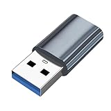Konverterkabel USB auf USB C Adapter | USB c-C Kurzes Datenübertragungskabel | Typ C Buchse auf USB Ein Konverter für Ladekabel männlich | Kompatibilität