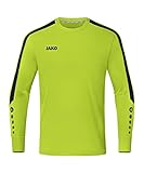 JAKO Kinder Torwart-Trikot Power (Langarm), Neongrün, 140